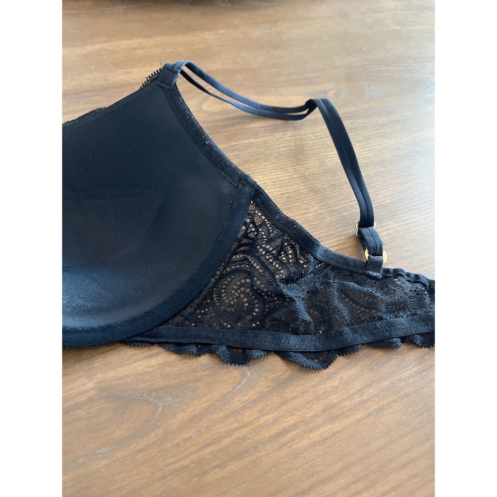 Victoria's Secret Very Sexy Black‎ Lace Push Up Bra 36D - Picture 6 of 7